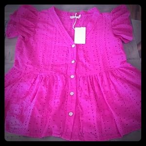 Pink blouse Large